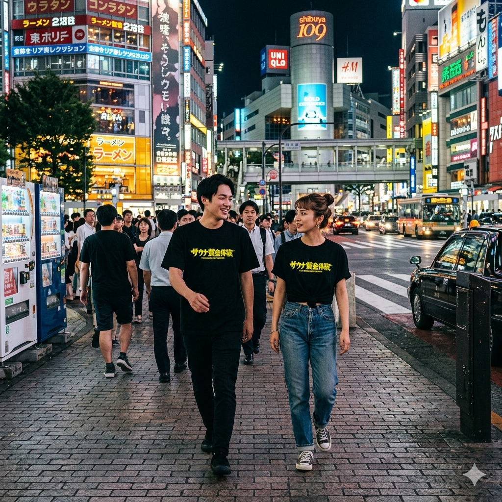サウナ黄金体験！Tシャツ